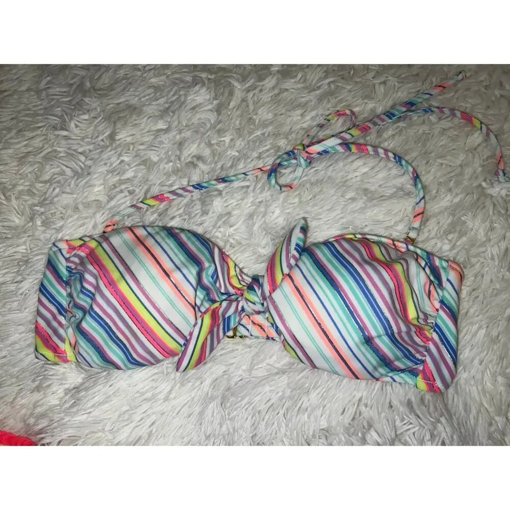 Victoria's Secret strapless Bikini Top lot 3pc size med